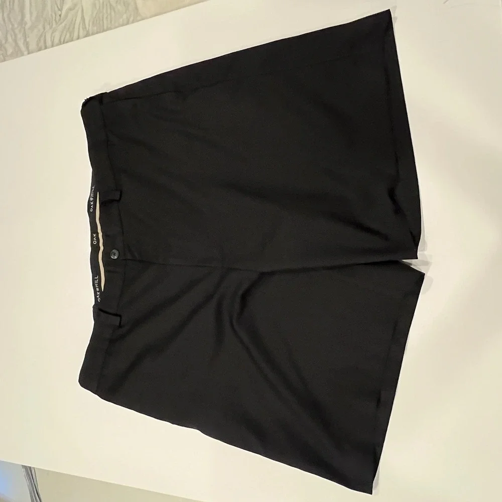 Oak Hill DXL Mens 48R Black Performance Golf Shorts Polyester Flat Front Casual